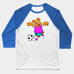 Bear at Sports with Soccer Baseball T-Shirt